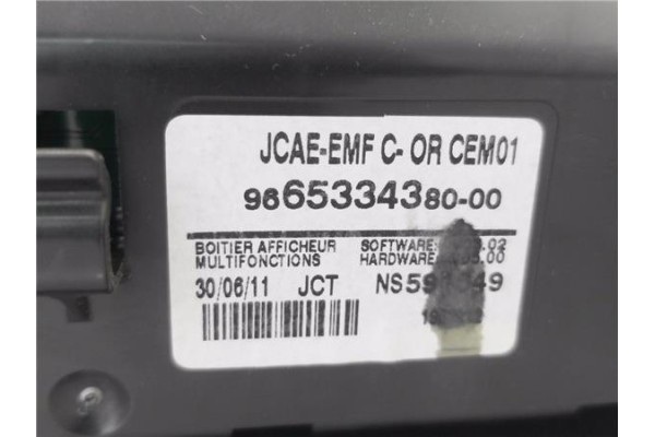 Recambio de pantalla para peugeot 508 1.6 active referencia OEM IAM 9665334380 9688552977 