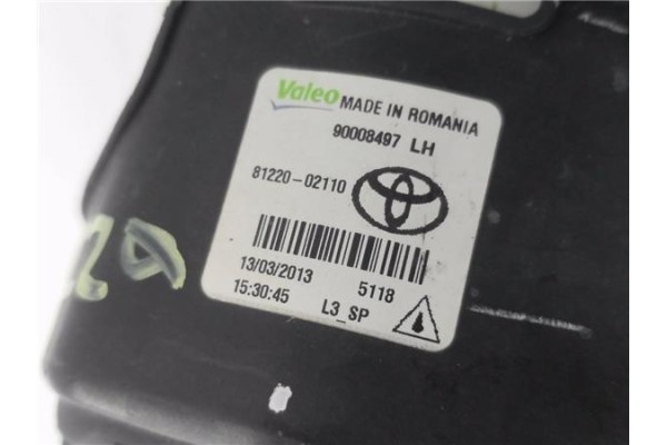 Recambio de faro antiniebla izquierdo para toyota yaris (ksp9/scp9/nlp9) 1.4 active referencia OEM IAM 8122002110 90008497 