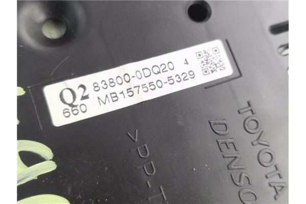 Recambio de cuadro completo para toyota yaris (ksp9/scp9/nlp9) 1.4 active referencia OEM IAM 838000DQ20 MB1575505329 