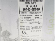Recambio de autoradio para toyota yaris (ksp9/scp9/nlp9) 1.4 active referencia OEM IAM 861400D010  