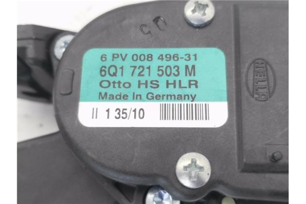Recambio de pedal acelerador para seat ibiza berlina (6j5) 1.4 tsi referencia OEM IAM 6Q1721503M  