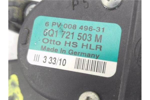 Recambio de potenciometro pedal gas para seat ibiza berlina (6j5) 1.4 16v referencia OEM IAM 6Q1721503M  