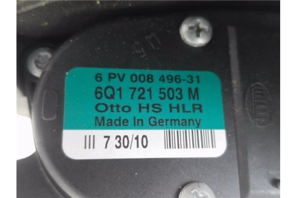 Recambio de potenciometro pedal gas para seat ibiza berlina (6j5) 1.4 referencia OEM IAM 6R1721058 6Q1721503M 