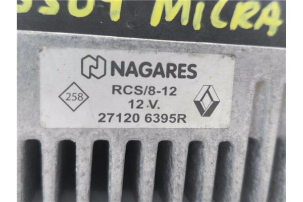 Recambio de caja precalentamiento para nissan micra v (k14) 1.5 acenta referencia OEM IAM 271206395R RCS812 