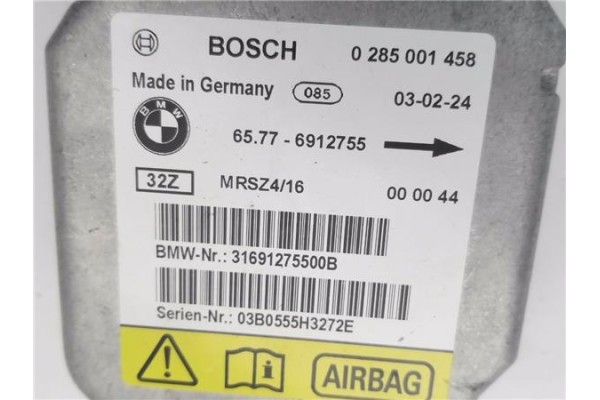 Recambio de centralita airbag para bmw serie 3 compacto (e46) 1.8 316ti referencia OEM IAM 65776912755 285001458 