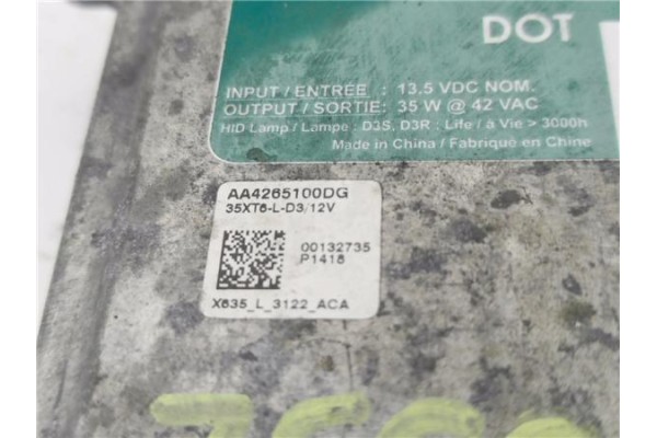 Recambio de centralita xenon para opel mokka 1.7 excellence referencia OEM IAM 1232502  
