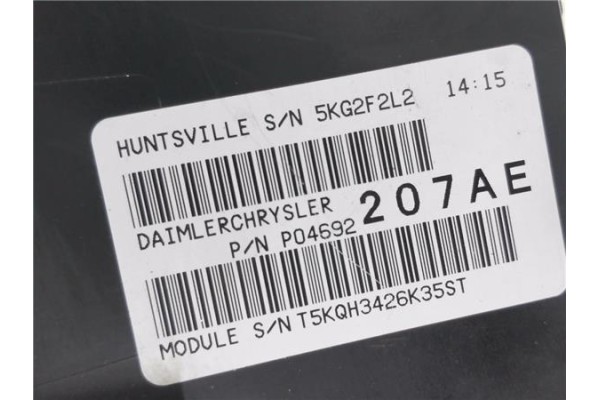 Recambio de caja fusibles/rele para jeep compass (mk) 2.0 sport referencia OEM IAM 943H5K35ST 5KG2F2L2 