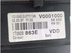 Recambio de cuadro completo para volkswagen touran (1t1) 1.9 tdi referencia OEM IAM 1T0920863E 1,1008E+11 