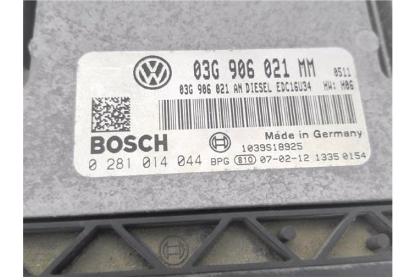 Recambio de centralita para volkswagen touran (1t1) 1.9 tdi referencia OEM IAM 3G906021MM 281014044 