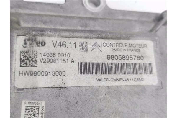 Recambio de centralita para peugeot 2008 1.2 access referencia OEM IAM 9805895780  