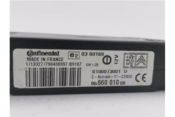 Recambio de modulo electronico para peugeot 207 1.4 referencia OEM IAM 9666001080 S180073001D 