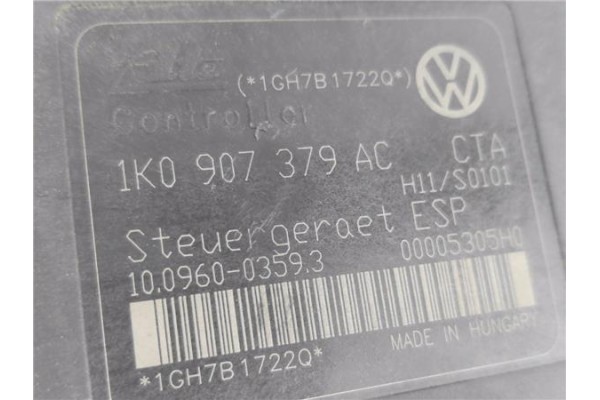 Recambio de nucleo abs para volkswagen touran (1t1) 1.9 tdi referencia OEM IAM 1K0907379AC 1K0614517AE 