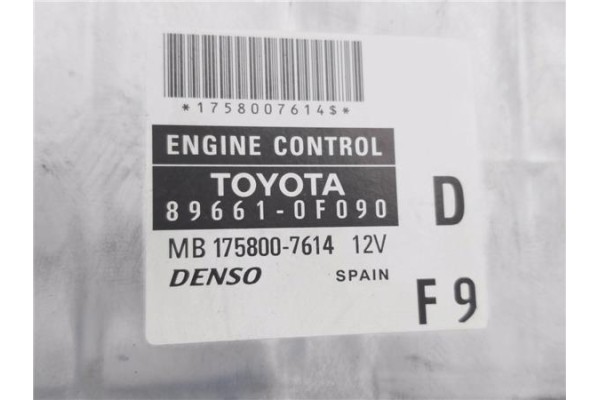 Recambio de centralita para toyota corolla verso (r1) 2.2 d-4d sport referencia OEM IAM 896610F090  