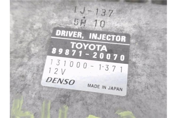 Recambio de modulo electronico para toyota corolla verso (r1) 2.2 d-4d sport referencia OEM IAM 8987120070 1310001371 