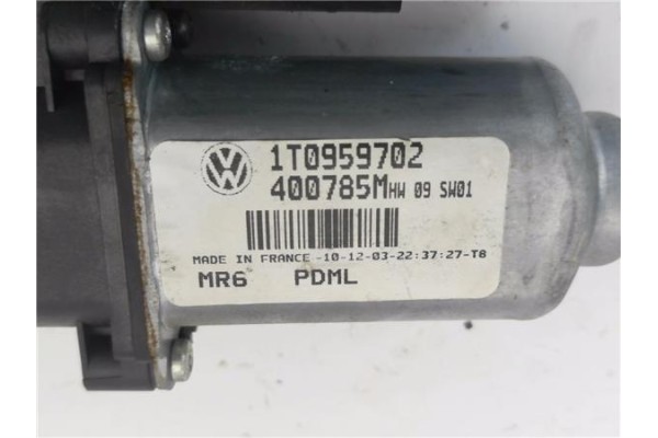 Recambio de motor elevalunas delantero derecho para volkswagen touran (1t1) 2.0 tdi referencia OEM IAM 1T0959702 1K0959792C 
