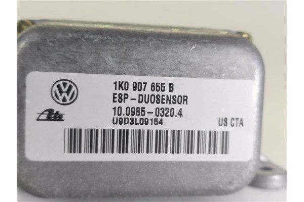 Recambio de sensor central estabilidad esp para volkswagen touran (1t1) 2.0 tdi referencia OEM IAM 1K0907655B  