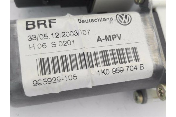 Recambio de motor elevalunas trasero derecho para volkswagen touran (1t1) 2.0 tdi referencia OEM IAM 1K0959704B 993425100 