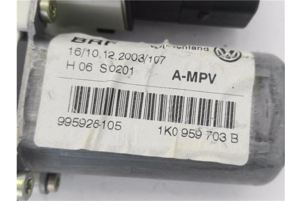 Recambio de motor elevalunas trasero izquierdo para volkswagen touran (1t1) 2.0 tdi referencia OEM IAM 1K0959703B 993424100 