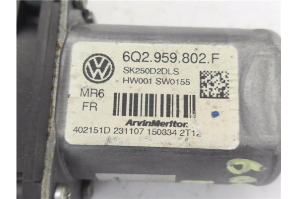 Recambio de motor elevalunas delantero izquierdo para skoda fabia (5j2) 1.4 tdi referencia OEM IAM 6Q2959802F  