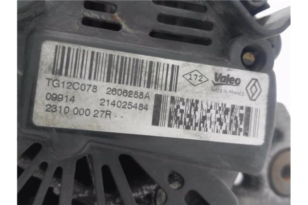 Recambio de alternador para renault megane iii sport tourer 1.5 dynamique referencia OEM IAM 231000027R 2606288A 