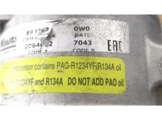 Recambio de compresor aire acond. para renault megane iii sport tourer 1.5 dynamique referencia OEM IAM 890763 R1234YF 