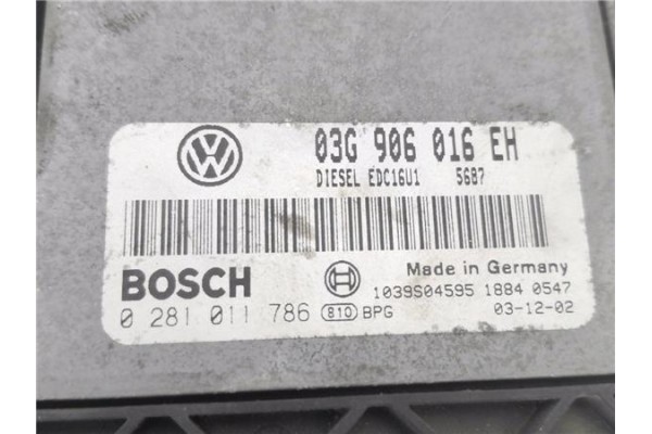 Recambio de centralita para volkswagen touran (1t1) 2.0 tdi referencia OEM IAM 3G906016EH 281011786 