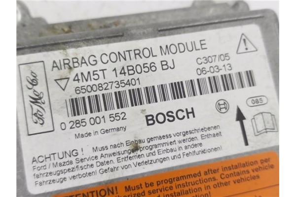 Recambio de centralita airbag para ford focus ii (da_) 1.8 tdci referencia OEM IAM 4M5T14B056BJ 85001552 