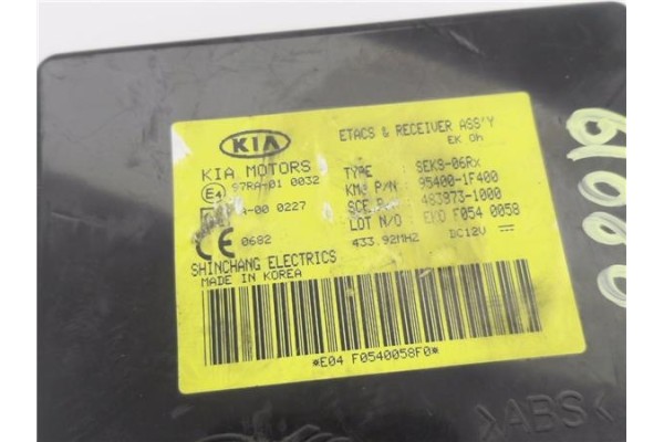 Recambio de modulo electronico para kia sportage (km) 2.0 crdi referencia OEM IAM 954001F400 4,84E+09 