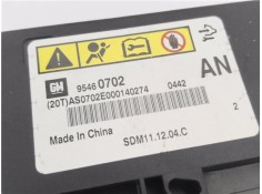 Recambio de centralita airbag para opel antara 2.2 selective referencia OEM IAM 95460702  