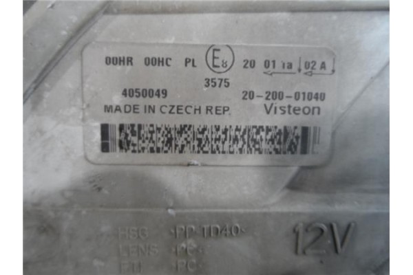 Recambio de faro delantero dcho para skoda octavia berlina (1z3) 2.0 tdi 16v referencia OEM IAM 4050049  