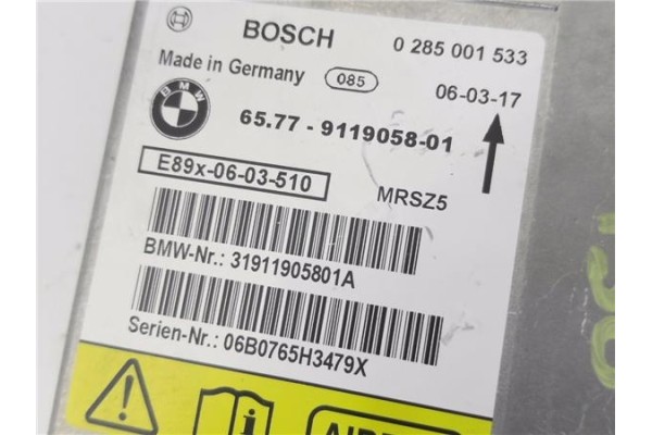 Recambio de centralita airbag para bmw serie 3 berlina (e90) 3.0 330d referencia OEM IAM 6577911905801 285001533 