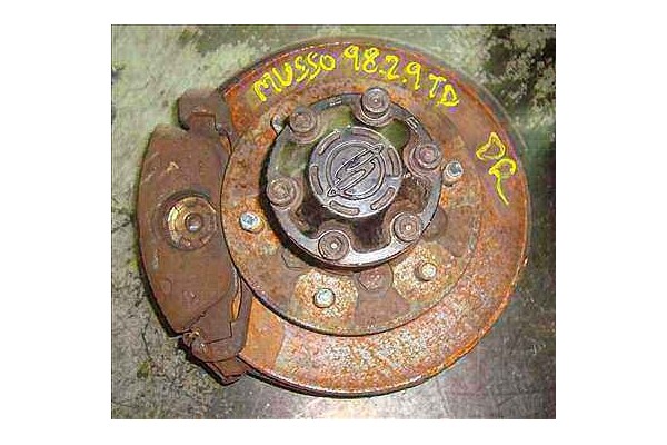Recambio de mangueta delantero derecha para ssangyong musso (1996 ) 2.9 d referencia OEM IAM   