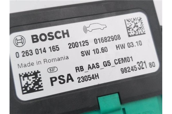 Recambio de centralita parking trasero para citroen c3 aircross 1.2 c-series referencia OEM IAM 9824532180 0263014165 