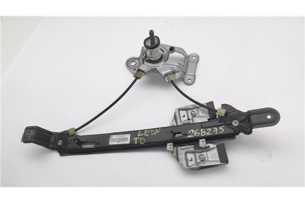 Recambio de elevalunas manual trasero derecho para seat leon (1p1) 1.2 reference referencia OEM IAM 1P0839462  