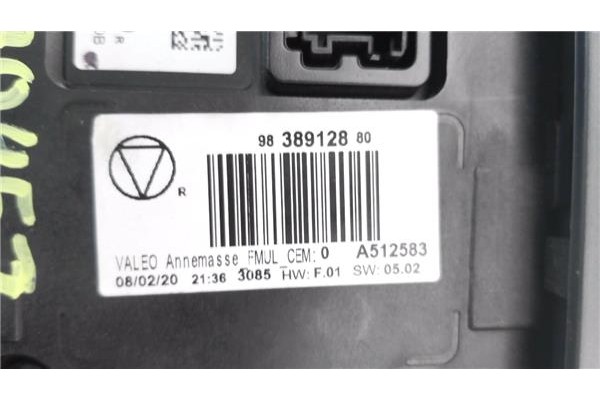 Recambio de pantalla para citroen c3 aircross 1.2 c-series referencia OEM IAM 98261544XU  