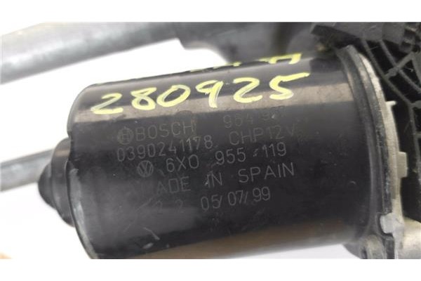 Recambio de motor limpiaparabrisas delantero para seat arosa (6h1) 1.4 referencia OEM IAM 6X0955119 0390241178 1C0955119 , AUDI 
