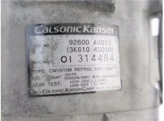 Recambio de compresor aire acond. para nissan x-trail (t30) 2.0 referencia OEM IAM 92600AU010 3K61045010 