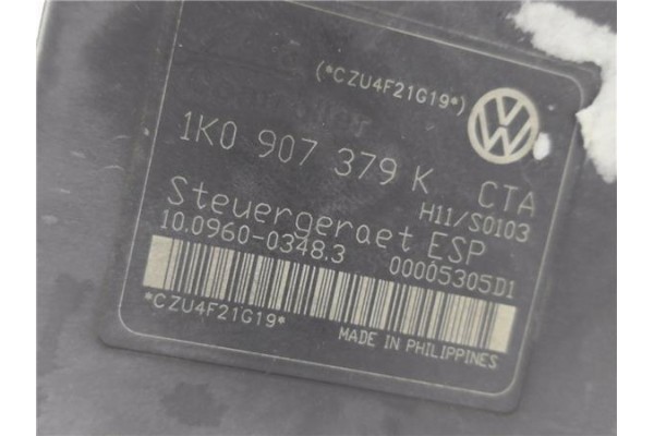 Recambio de nucleo abs para seat altea (5p1) 2.0 tdi 16v referencia OEM IAM 1K0907379K 10096003483 
