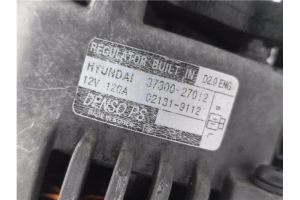 Recambio de alternador para kia sportage (km) 2.0 crdi referencia OEM IAM 3730027012 21319112 