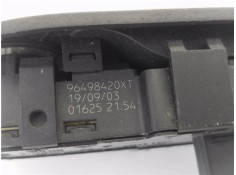 Recambio de mando elevalunas delantero izquierdo para peugeot 407 1.6 business line referencia OEM IAM 96498420XT 532697045 