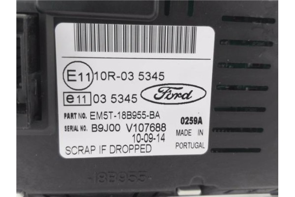 Recambio de pantalla para ford focus berlina (cew) 1.0 business referencia OEM IAM EM5T18B955BA  
