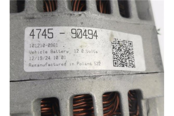 Recambio de alternador para opel corsa d 1.3 cdti referencia OEM IAM 474590494  