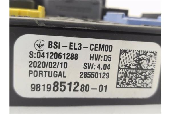 Recambio de bsi para citroen c3 aircross 1.2 c-series referencia OEM IAM 981985128001 28550129 