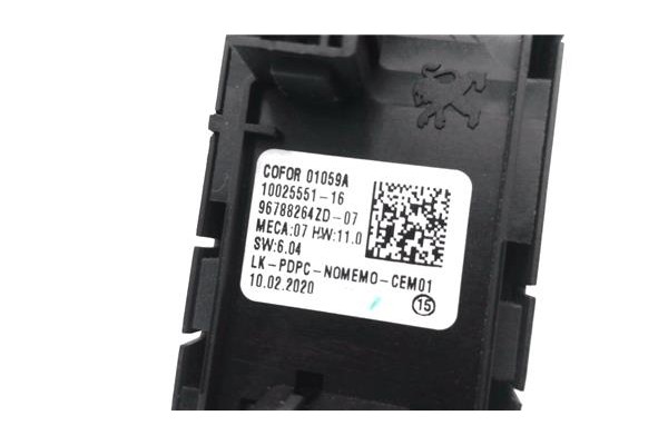 Recambio de mando elevalunas delantero izquierdo para citroen c3 aircross 1.2 c-series referencia OEM IAM 96788264ZD 1002555116 