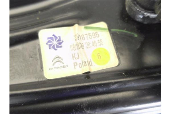 Recambio de mecanismo elevalunas delantero izquierdo para citroen c3 aircross 1.2 c-series referencia OEM IAM 39187595 113732906