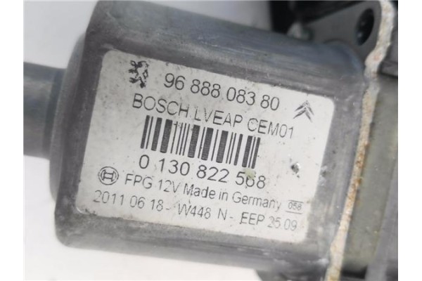 Recambio de mecanismo elevalunas trasero derecho para peugeot 508 1.6 active referencia OEM IAM 9688808380 9686441280 