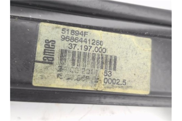 Recambio de mecanismo elevalunas trasero derecho para peugeot 508 1.6 active referencia OEM IAM 9688808380 9686441280 