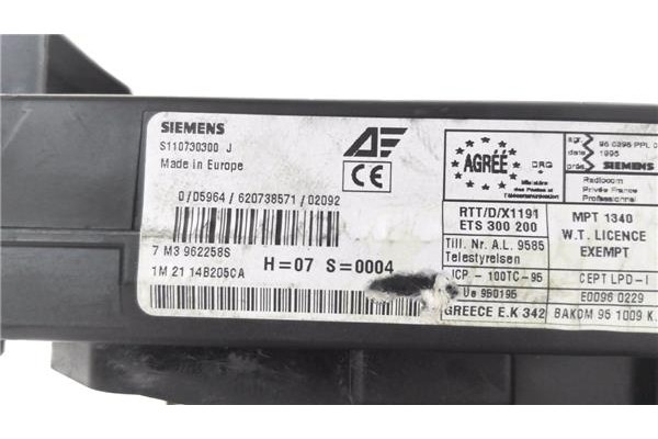 Recambio de caja fusibles/rele para seat alhambra (7v9) 1.9 reference referencia OEM IAM 7M3937548B  