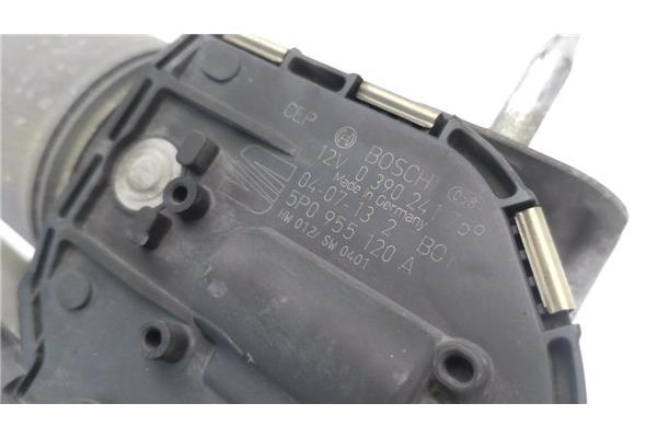 Recambio de motor limpiaparabrisas delantero para seat altea (5p1) 2.0 tdi 16v referencia OEM IAM 5P0955119A 0390241758 