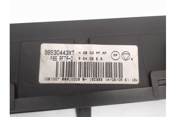 Recambio de mandos climatizador para citroen c2 referencia OEM IAM 96530443XT F86RFTR-0 